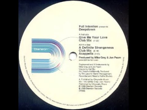 Full Intention Present Deep Down – Give Me Your Love (Full Intention Vocal Mix)