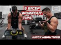 5 Bicep Workout Tips