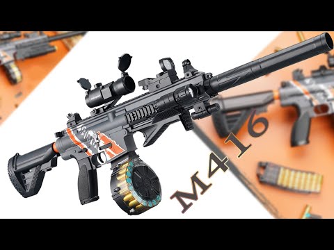 Unboxing a New Toy! Testing the Electric M416 Shooting Toy