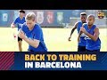 Barça returns to training to prepare for Joan Gamper