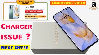 Honor 90 5g @₹19,999 - Unboxing video 🔥 Charger issue ? || Honor 90 5g Amazon offer #amazon