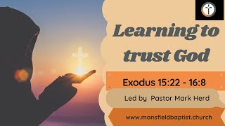 Learning to trust God