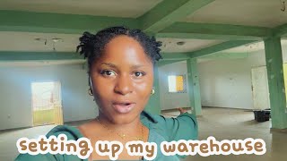 SHARON’s VLOG : I received some goods || setting up my warehouse || we’re done painting😮‍💨