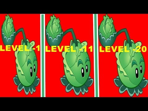 Cabbage-pult Level 1-11-20 in Plants vs. Zombies 2: Gameplay 2017