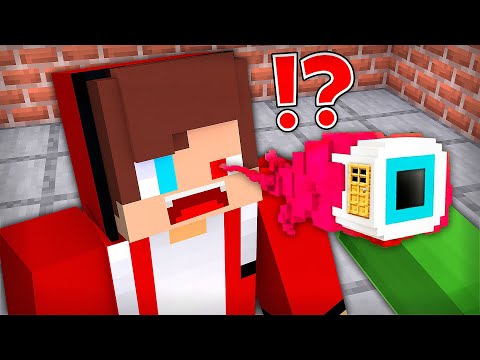 Mikey Build SECRET BASE Inside a JJ'S EYE in Minecraft Challenge - Maizen