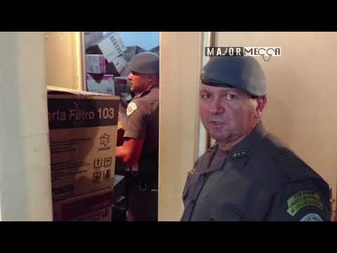 Major mecca em apoio a roubo de carga na  zona leste.