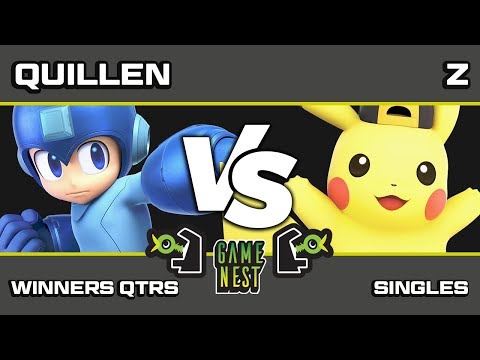 Game Nest Smash It Up: Quillen (Mega Man/Simon) vs Z (Falco/Pikachu) - Winners Qtrs
