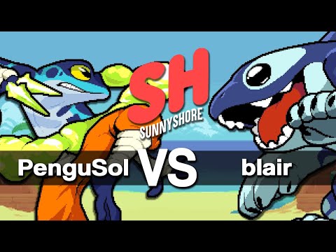 Sunnyshore 2022 Top 12 - PenguSol (Ranno) Vs. blair (Orcane) RoA - Rivals of Aether