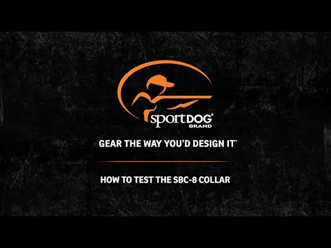How to Test the SBC-8 Collar