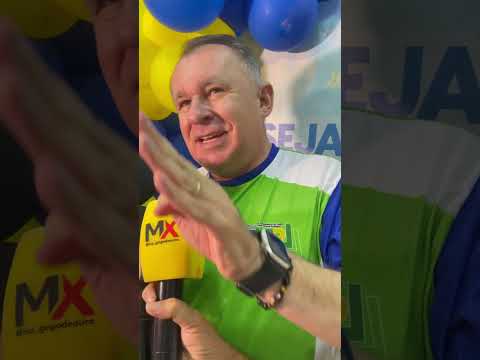 Entrevista coletiva com prefeito de Varjota-CE Elmo Monte sobre Reinauguração da escola M. Rodrigues