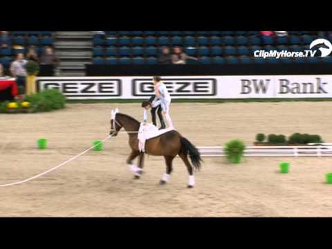 Preis der Firma Masterhorse (Doppel-Voltigier-Prüfung) - STUTTGART GERMAN MASTERS