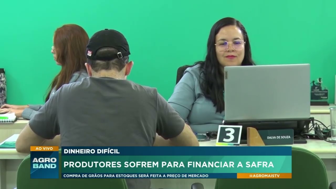 Dinheiro difícil: produtores sofrem para financiar a safra