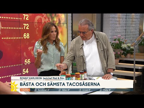 Råd & Rön: Här är bästa och sämsta tacosåsen | Nyhetsmorgon | TV4 & TV4 Play