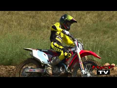 Justin Barcia - 1st Video on 450 (MXPTV Rider Session)