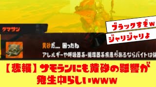 【悲報】サーモンランにも黄砂の影響!? 視界不良で流石のクマサンも優しくなるｗ【スプラ3】