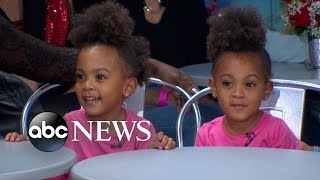 The Adorable 3-Year-Old McClure Twins Appear Live on 'GMA'