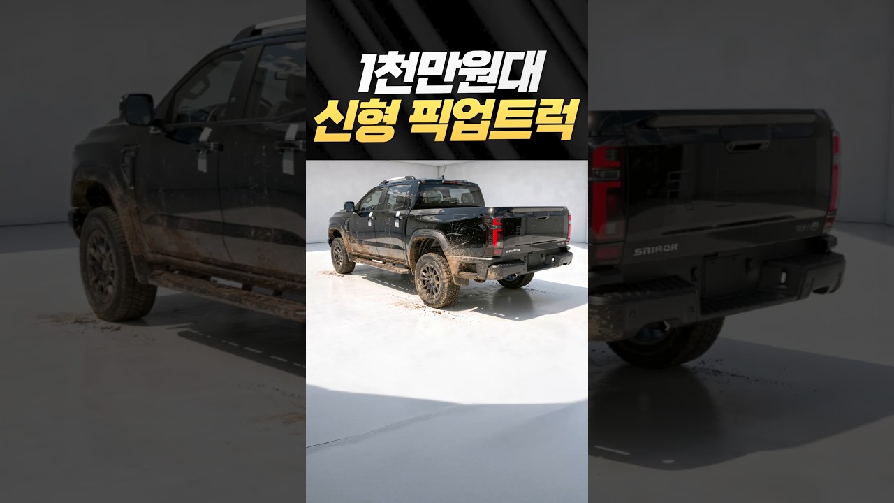 1천만원대 신형 픽업트럭!