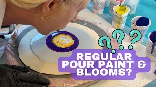 CAN You Use the Bloom Technique with Regular Pour Paint? Let’s Experiment and See…🔬