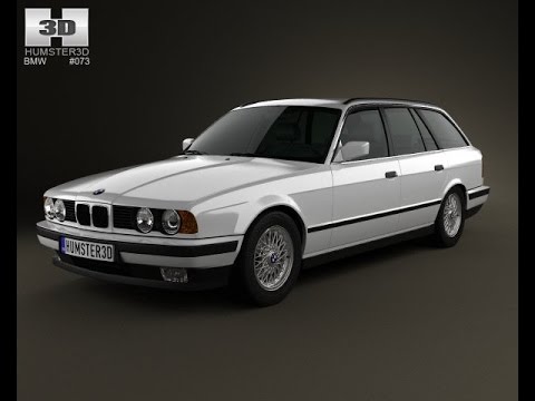 3D Model BMW 5 Series touring E34 1993 3D Model at 3DExport.com