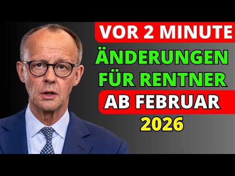 🚨 Attention seniors! 8 major pension changes from February 2026 – What you need to know!