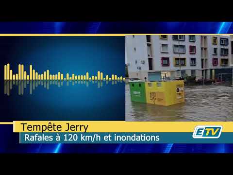 Guadeloupe : Jerry provoque inondations, orages et vents violents
