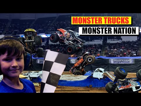Monster Trucks | Monster Nation; Flying Trucks, Roll Overs, Damage