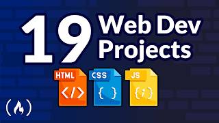 19 Web Dev Projects – HTML, CSS, JavaScript Tutorial