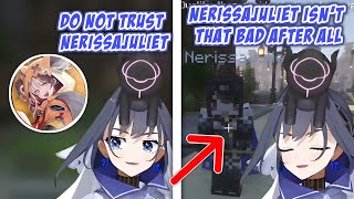 Do not trust NerissaJuliet she said