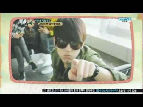 120218 - Woohyun (Infinite) - #3. Best Fan Service Idol @ MBC Weekly Idol