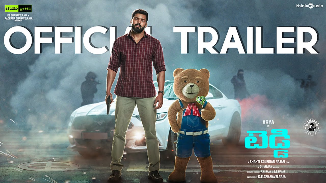 Here's the Telugu trailer of @arya_offl's #Teddy