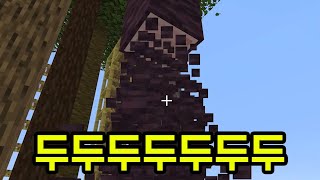 그냥 나무 캐서 파는 맵인데 왜 재밌음???(마인크래프트)