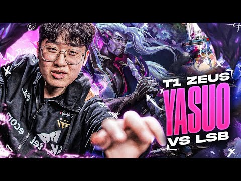 T1 PICKS YASUO TOP IN THE LCK - T1 VS LSB - CAEDREL