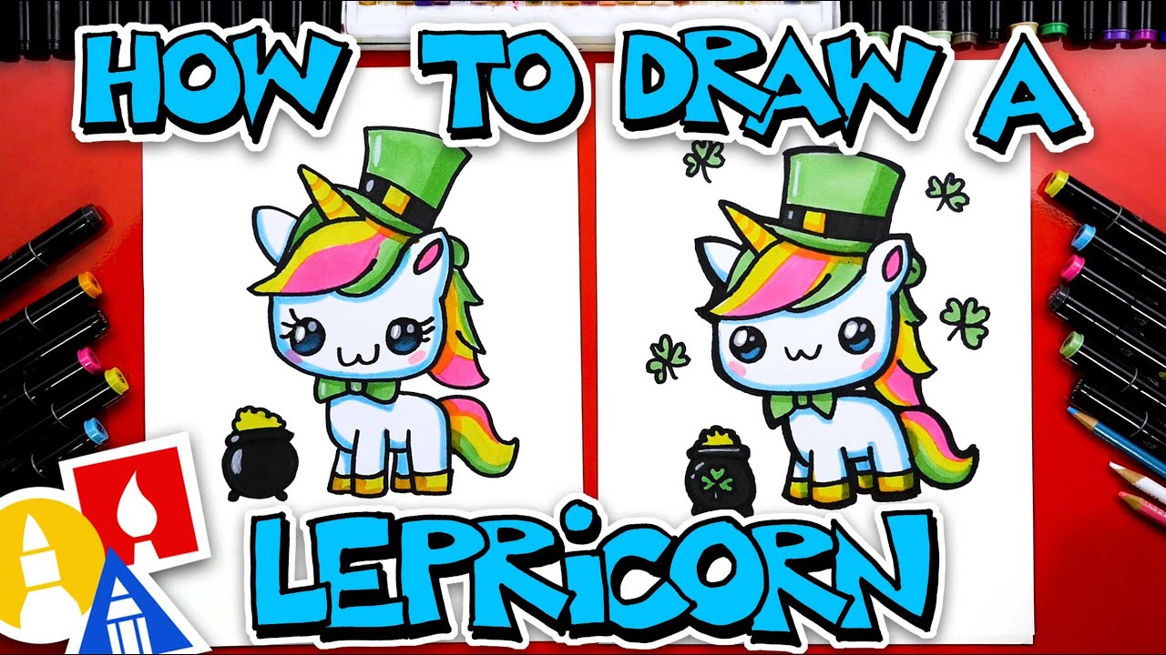 How To Draw A Lepricorn For St. Patrick's Day