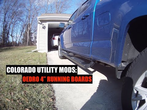 Chevy Colorado/GMC Canyon 2015-2019 - OEDRO 4" Running Board Installation