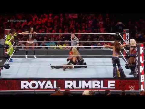 WWE Royal Rumble 2017│Mickie James,Alexa Bliss & Natalya vs Becky ,Naomi & Nikki