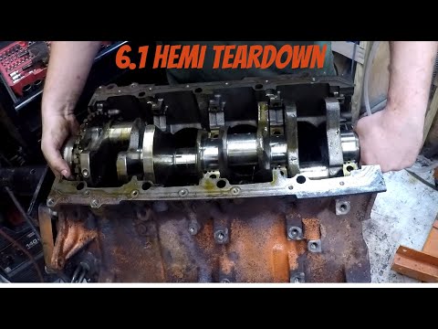Tearing Down The 6.1 Hemi In Preparation of 429 Stroker Kit