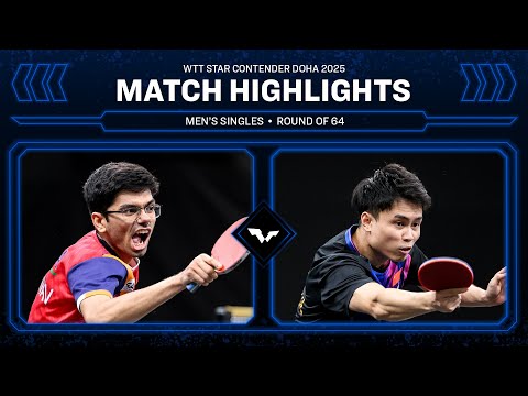 Manav Thakkar vs Zhou Qihao | MS R64 | WTT Star Contender Doha 2026