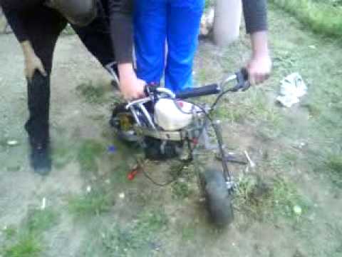 comment demarrer pocket bike sans lanceur