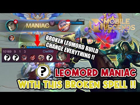 RIP SAVAGE !! LEOMORD OFFLANE MANIAC MOMENT !! THIS SPELL IS THE SECRET !! - MLBB Indonesia Gameplay