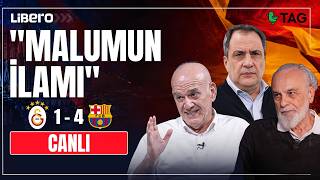 Galatasaray 1-4 Barcelona Maç Sonu Canlı | Ahmet Çakar, Haşmet Babaoğlu, Serkan 