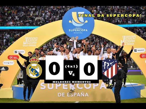 PÊNALTIS | Real Madrid x Atlético de Madrid | FINAL da Supercopa da Espanha | 12/01/2020