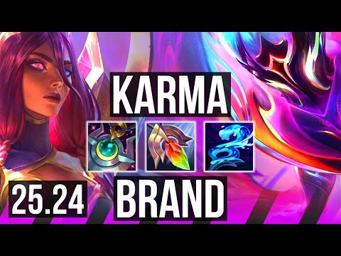 KARMA & Twitch vs BRAND & Miss Fortune (SUP) | NA Grandmaster | 25.24