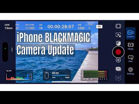 Blackmagic Camera App – New Update Explained, with unique features!