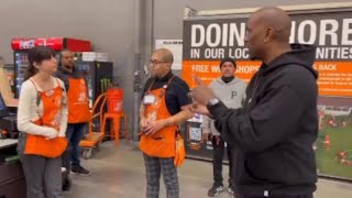 Tyrese HEATED EXCHANGE With Home Depot KAREN After Being DENIED Services | MUST WATCH