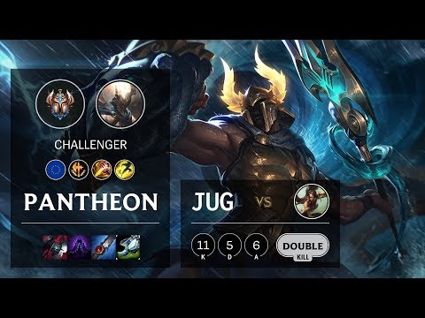 Pantheon Jungle vs Nidalee - EUW Challenger Patch 10.12