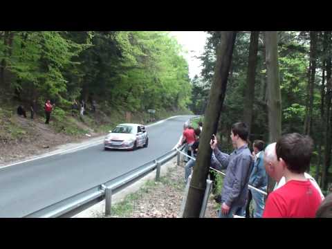 Paweł Sanecki Renault Clio N-2000 Wyścig Górski Prządki GSMP Korczyna 2010-05-01/02 HD