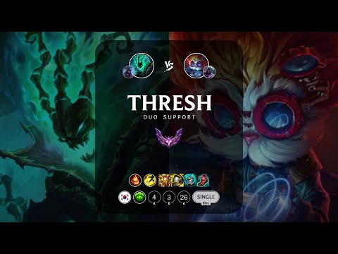 Thresh Support vs Heimerdinger - KR Master Patch 13.13