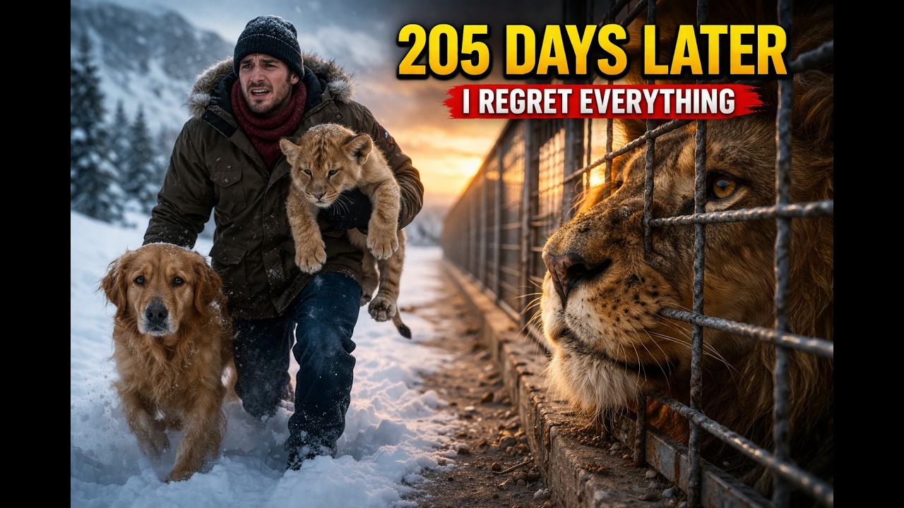 I saved a lion from wolves 3 years ago. Now, I regret my decision.