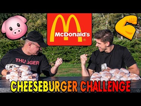 MCDONALDS CHEESEBURGER CHALLENGE (OVERVÆGTIG DRENG VS. FITNESS DRENG)