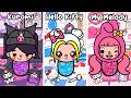 Hello Kitty My Melody And Kuromi Stories Compilation Sad Story Toca Life World Toca Boca